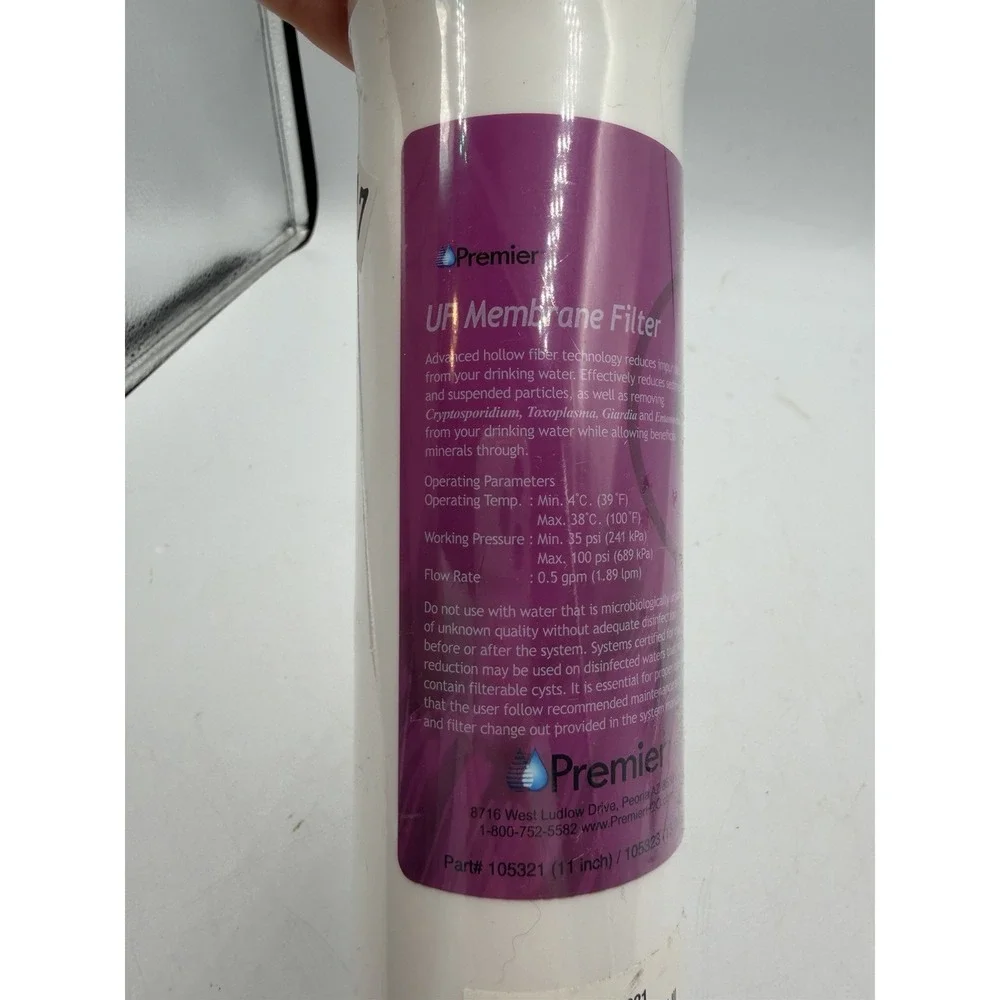 Watts Premier UF Membrane Filter WP105321 Lid Cracked AS IS